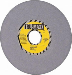 Tru-Maxx - 7" Diam x 1-1/4" Hole x 1/4" Thick, L Hardness, 220 Grit Surface Grinding Wheel - Aluminum Oxide, Type 1, Very Fine Grade, 3,600 Max RPM, Vitrified Bond, No Recess - Americas Industrial Supply