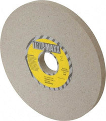 Tru-Maxx - 7" Diam x 1-1/4" Hole x 1/2" Thick, J Hardness, 120 Grit Surface Grinding Wheel - Aluminum Oxide, Type 1, Fine Grade, 3,600 Max RPM, Vitrified Bond, No Recess - Americas Industrial Supply