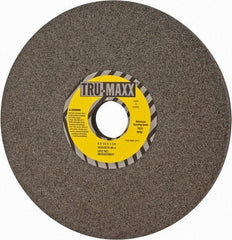 Tru-Maxx - 8" Diam x 1-1/4" Hole x 1/2" Thick, J Hardness, 60 Grit Surface Grinding Wheel - Aluminum Oxide, Type 1, Medium Grade, 3,600 Max RPM, Vitrified Bond, No Recess - Americas Industrial Supply
