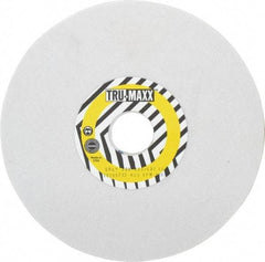 Tru-Maxx - 8" Diam x 1-1/4" Hole x 1/4" Thick, K Hardness, 80 Grit Surface Grinding Wheel - Aluminum Oxide, Type 1, Medium Grade, 3,600 Max RPM, Vitrified Bond, No Recess - Americas Industrial Supply