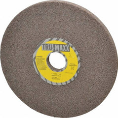 Tru-Maxx - 8" Diam x 1-1/4" Hole x 1/2" Thick, H Hardness, 46 Grit Surface Grinding Wheel - Aluminum Oxide, Type 1, Coarse Grade, 3,105 Max RPM, Vitrified Bond, No Recess - Americas Industrial Supply