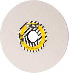 Tru-Maxx - 8" Diam x 1-1/4" Hole x 1/2" Thick, J Hardness, 80 Grit Surface Grinding Wheel - Aluminum Oxide, Type 1, Medium Grade, 3,600 Max RPM, Vitrified Bond, No Recess - Americas Industrial Supply