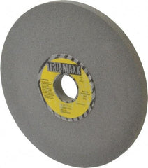 Tru-Maxx - 8" Diam x 1-1/4" Hole x 1/2" Thick, I Hardness, 100 Grit Surface Grinding Wheel - Aluminum Oxide, Type 1, Fine Grade, 3,600 Max RPM, Vitrified Bond, No Recess - Americas Industrial Supply