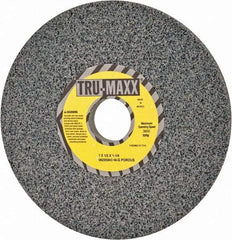 Tru-Maxx - 7" Diam x 1-1/4" Hole x 1/2" Thick, G Hardness, 46 Grit Surface Grinding Wheel - Aluminum Oxide, Type 1, Coarse Grade, 3,600 Max RPM, Vitrified Bond, No Recess - Americas Industrial Supply