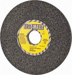 Tru-Maxx - 7" Diam x 1-1/4" Hole x 1/2" Thick, F Hardness, 46 Grit Surface Grinding Wheel - Aluminum Oxide, Type 1, Coarse Grade, 3,600 Max RPM, Vitrified Bond, No Recess - Americas Industrial Supply