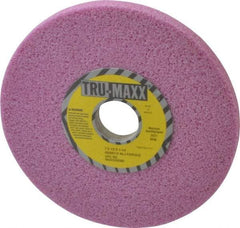 Tru-Maxx - 7" Diam x 1-1/4" Hole x 1/2" Thick, J Hardness, 46 Grit Surface Grinding Wheel - Aluminum Oxide, Type 1, Coarse Grade, 3,600 Max RPM, Vitrified Bond, No Recess - Americas Industrial Supply