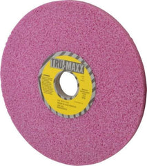 Tru-Maxx - 8" Diam x 1-1/4" Hole x 1/2" Thick, H Hardness, 46 Grit Surface Grinding Wheel - Aluminum Oxide, Type 1, Coarse Grade, 3,600 Max RPM, Vitrified Bond, No Recess - Americas Industrial Supply