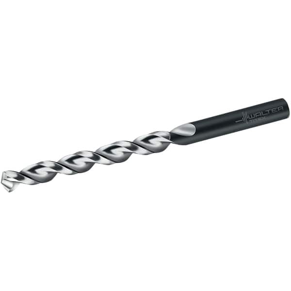 Walter-Titex - 6.8mm 130° High Speed Steel Jobber Drill - Oxide Finish, Right Hand Cut, Parabolic Flute, Straight Shank, 109mm OAL, UFL Point - Americas Industrial Supply