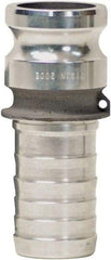 Dixon Valve & Coupling - 5" Aluminum Cam & Groove Suction & Discharge Hose Male Adapter Hose Shank - Part E, 75 Max psi - Americas Industrial Supply