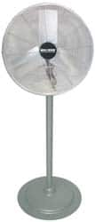 TPI - 30" Blade, 1/4 hp, 9,200 Max CFM, Single Phase Pedestal Stand Explosion Proof Fan - 5/2.6 Amps, 120/240 Volts - Americas Industrial Supply