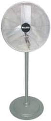 TPI - 30" Blade, 1/4 hp, 9,200 Max CFM, Single Phase Pedestal Stand Explosion Proof Fan - 5/2.6 Amps, 120/240 Volts - Americas Industrial Supply