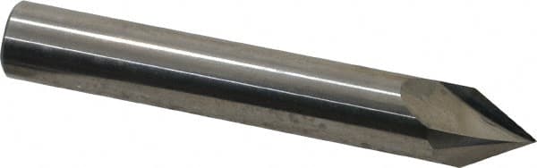 Made in USA - 3/8" Body Diam, 60°, 2-1/2" OAL, Solid Carbide Spotting Drill - Americas Industrial Supply