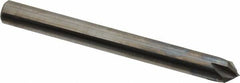 Made in USA - 1/4" Body Diam, 90°, 2-1/2" OAL, Solid Carbide Spotting Drill - Americas Industrial Supply