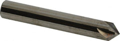 Made in USA - 3/8" Body Diam, 90°, 2-1/2" OAL, Solid Carbide Spotting Drill - Americas Industrial Supply