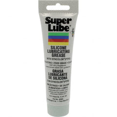 Synco Chemical - 3 oz Tube Silicone General Purpose Grease - Translucent White, Food Grade, 500°F Max Temp, NLGIG 2, - Americas Industrial Supply