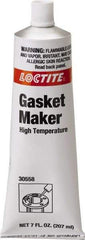 Loctite - 7 oz Tube Gray RTV Silicone Gasket Sealant - -50 to 600°F Operating Temp - Americas Industrial Supply