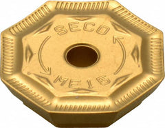 Seco - OFER070405 ME15 Grade T25M Carbide Milling Insert - TiCN/TiC/TiCN/TiN Finish, 0.18" Thick, 0.706" Inscribed Circle - Americas Industrial Supply