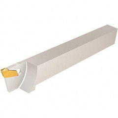 Iscar - External Thread, 0.5906" Max Depth of Cut, 1.6mm Min Groove Width, 110mm OAL, Left Hand Indexable Grooving Cutoff Toolholder - 12mm Shank Height x 12mm Shank Width, GF.. Insert Style, SGTF Toolholder Style, Series Self-Grip - Americas Industrial Supply