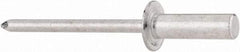 RivetKing - Size 66 Dome Head Aluminum Closed End Sealing Blind Rivet - Aluminum Mandrel, 0.251" to 3/8" Grip, 3/8" Head Diam, 0.192" to 0.196" Hole Diam, 0.656" Length Under Head, 3/16" Body Diam - Americas Industrial Supply