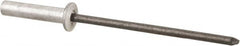 RivetKing - Size 46 Dome Head Aluminum Closed End Sealing Blind Rivet - Steel Mandrel, 0.313" to 3/8" Grip, 1/4" Head Diam, 0.129" to 0.133" Hole Diam, 0.61" Length Under Head, 1/8" Body Diam - Americas Industrial Supply