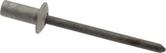 RivetKing - Size 64 Dome Head Aluminum Closed End Sealing Blind Rivet - Steel Mandrel, 0.188" to 1/4" Grip, 3/8" Head Diam, 0.192" to 0.196" Hole Diam, 0.531" Length Under Head, 3/16" Body Diam - Americas Industrial Supply