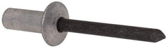 RivetKing - Size 86 Dome Head Aluminum Closed End Sealing Blind Rivet - Steel Mandrel, 1/8" to 1/4" Grip, 1/2" Head Diam, 0.257" to 0.261" Hole Diam, 0.695" Length Under Head, 1/4" Body Diam - Americas Industrial Supply