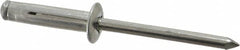 RivetKing - Size 0625 Dome Head Aluminum Tri Folding Blind Rivet - Aluminum Mandrel, 0.04" to 0.354" Grip, 0.386" Head Diam, 0.196" to 0.209" Hole Diam, 0.906" Length Under Head, 3/16" Body Diam - Americas Industrial Supply