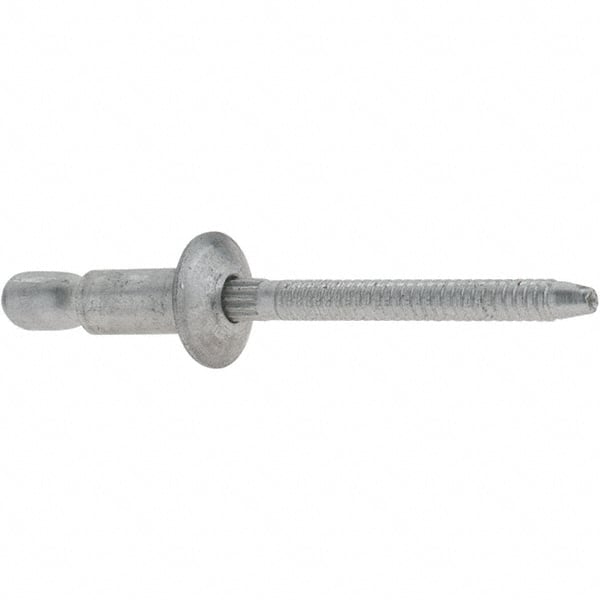 RivetKing - Size 64 Dome Head Aluminum Structural with Locking Stem Blind Rivet - Americas Industrial Supply