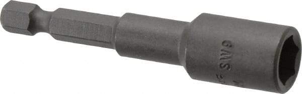 Wera - 9mm Magnetic Nutsetter - 1/4" Hex Drive, 2-1/2" OAL - Americas Industrial Supply