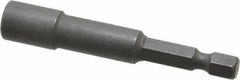 Wera - 1/4" Magnetic Nutsetter - 1/4" Hex Drive, 2-1/2" OAL, 7/16" Socket Nose Diam - Americas Industrial Supply