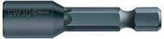 Wera - 7/16" Magnetic Nutsetter - 1/4" Hex Drive, 2" OAL - Americas Industrial Supply