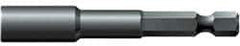 Wera - 9mm Nonmagnetic Nutsetter - 1/4" Hex Drive, 2-5/8" OAL, 9/16" Socket Nose Diam - Americas Industrial Supply