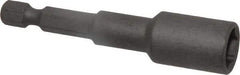 Wera - 3/8" Nonmagnetic Nutsetter - 1/4" Hex Drive, 2-5/8" OAL, 9/16" Socket Nose Diam - Americas Industrial Supply