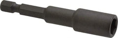 Wera - 5/16" Nonmagnetic Nutsetter - 1/4" Hex Drive, 2-5/8" OAL, 1/2" Socket Nose Diam - Americas Industrial Supply