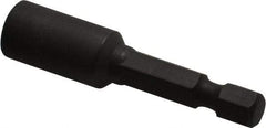 Wera - 7mm Nonmagnetic Nutsetter - 1/4" Hex Drive, 2" OAL, 7/16" Socket Nose Diam - Americas Industrial Supply