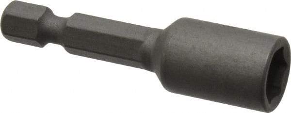 Wera - 8mm Nonmagnetic Nutsetter - 1/4" Hex Drive, 2" OAL, 1/2" Socket Nose Diam - Americas Industrial Supply