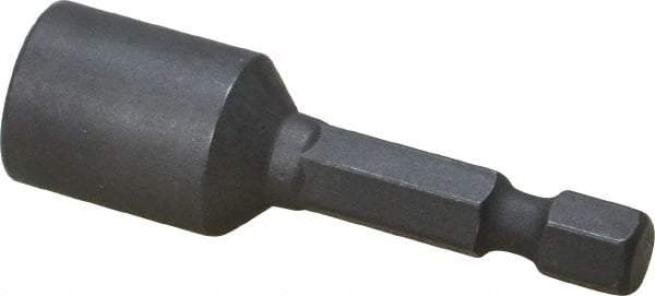 Wera - 10mm Nonmagnetic Nutsetter - 1/4" Hex Drive, 2" OAL, 9/16" Socket Nose Diam - Americas Industrial Supply