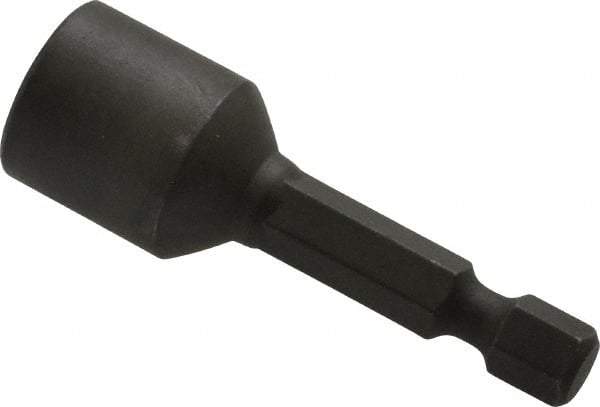 Wera - 11mm Nonmagnetic Nutsetter - 1/4" Hex Drive, 2" OAL, 5/8" Socket Nose Diam - Americas Industrial Supply