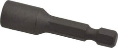 Wera - 1/4" Nonmagnetic Nutsetter - 1/4" Hex Drive, 2" OAL, 7/16" Socket Nose Diam - Americas Industrial Supply