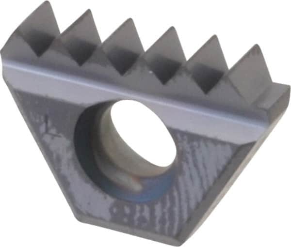 Kennametal - 11.5 TPI, Internal/External Thread, NPTF Standard, STN KC635M Grade Thread Mill Insert - Carbide, TiAlN Coating - Americas Industrial Supply
