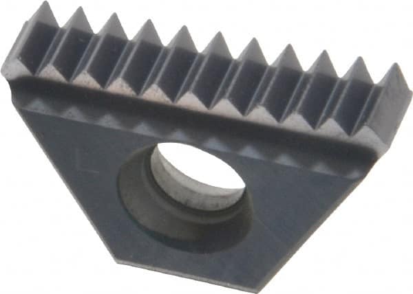 Kennametal - 11.5 TPI, Internal/External Thread, NPTF Standard, STN KC635M Grade Thread Mill Insert - Carbide, TiAlN Coating - Americas Industrial Supply