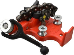 Ridgid - 1/2 to 2-7/8" Pipe Capacity, Manual Chain Vise - Bolt Down, Cast Iron, Model Number BC210P - Americas Industrial Supply