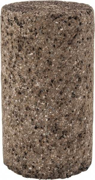 Norton - Type 18, 1-1/2" Max Diam, 2-1/2" Head Thickness, 20 Grit Square Tip Plug - Aluminum Oxide/Zirconia Alumina Blend, Very Coarse Grade, 3/8-24 Shank Thread - Americas Industrial Supply