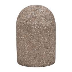 Norton - Type 18R, 2" Max Diam, 3" Head Thickness, 20 Grit Round Tip Plug - Zirconia Alumina, Very Coarse Grade, 5/8-11 Shank Thread - Americas Industrial Supply