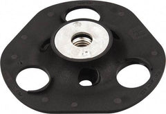 Norton - 5" Diam Locking Nut Disc Backing Pad - Medium Density, 13,000 RPM, Speed-Lok Compatible - Americas Industrial Supply