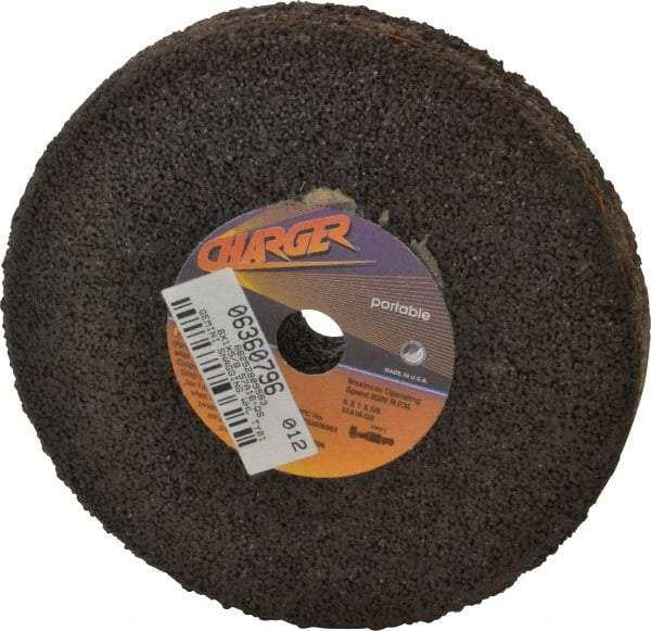 Norton - 6" Diam x 5/8" Hole x 1" Thick, Q Hardness, 16 Grit Surface Grinding Wheel - Aluminum Oxide, Type 1, Very Coarse Grade, 8,000 Max RPM, No Recess - Americas Industrial Supply