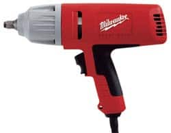 Milwaukee Tool - 1/2 Inch Drive, 300 Ft./Lbs. Torque, Pistol Grip Handle, 1,800 RPM, Impact Wrench - 7 Amps, 120 Volts - Americas Industrial Supply