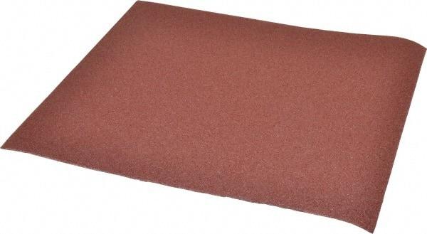 3M - 50 Grit, Aluminum Oxide Sanding Sheet - 11" Long x 9" Wide, Coarse Grade, X Weighted Cloth Backing - Americas Industrial Supply