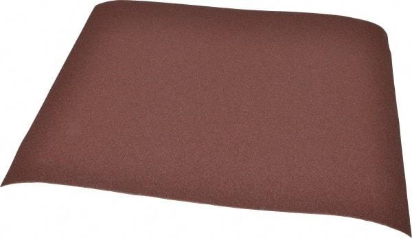 3M - 100 Grit, Aluminum Oxide Sanding Sheet - 11" Long x 9" Wide, Fine Grade, J Weighted Cloth Backing - Americas Industrial Supply