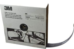 3M - 1-1/2" x 50 Yd 150 Grit Aluminum Oxide Cloth Roll - Very Fine Grade, J Weighted Backing - Americas Industrial Supply